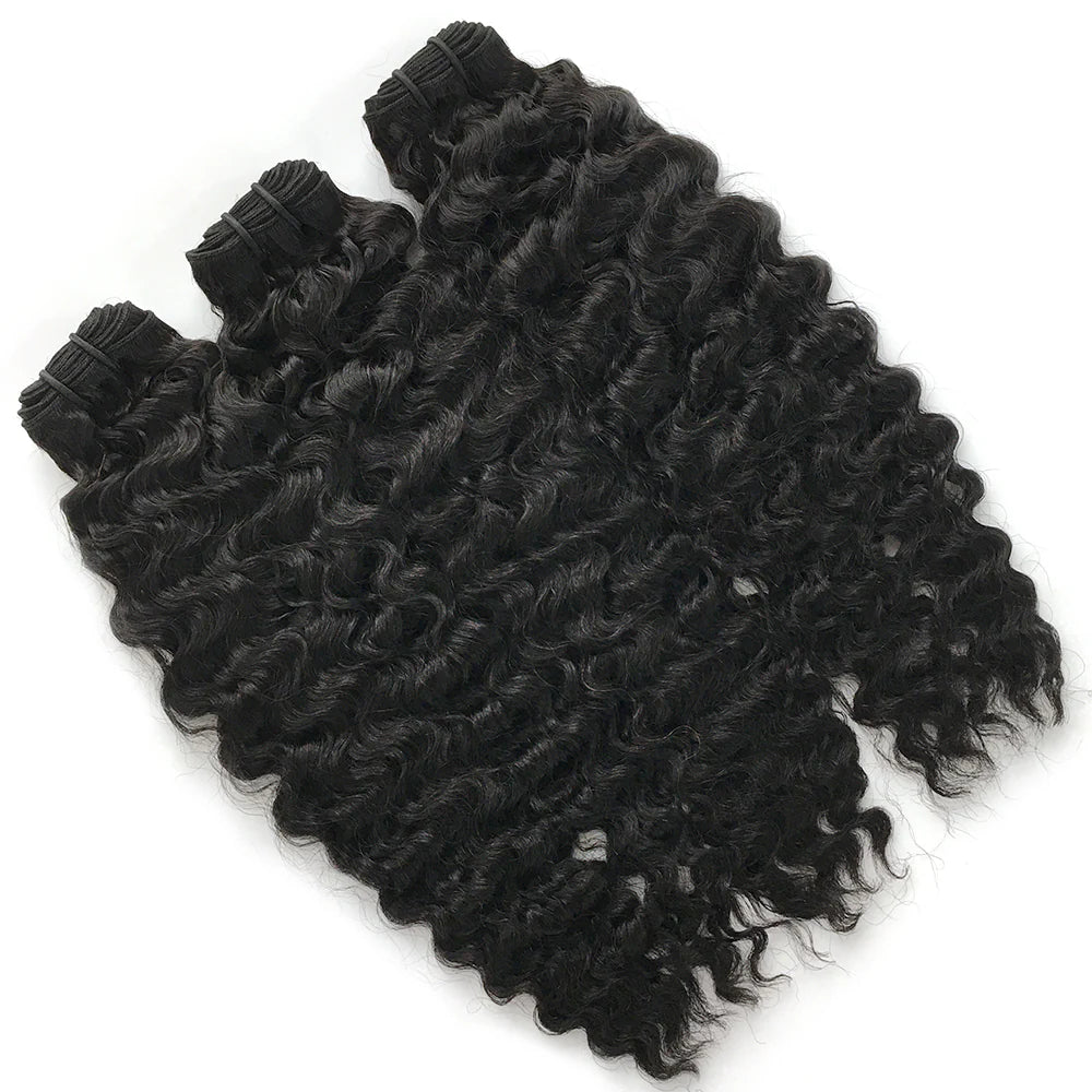 10A Burmese Curl Hair Bundles High Quality Virgin Hair