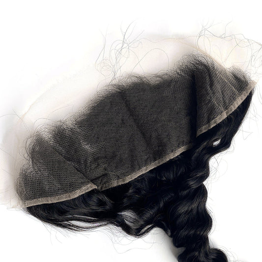 13x4 HD Lace Frontal Deep Wave Hair High Quality Virgin Hair