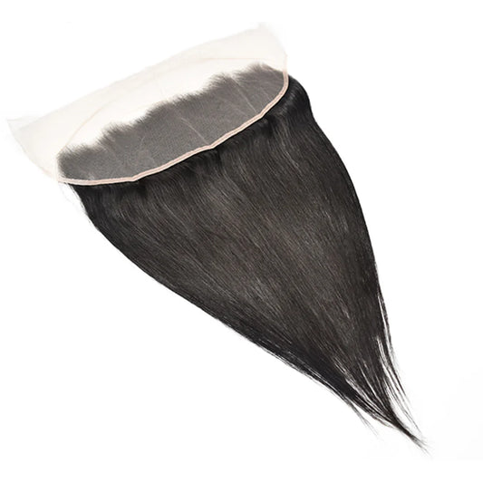 Straight Hair 3 Bundles With 13x6 HD Lace Frontal High Quality Virgin Hair