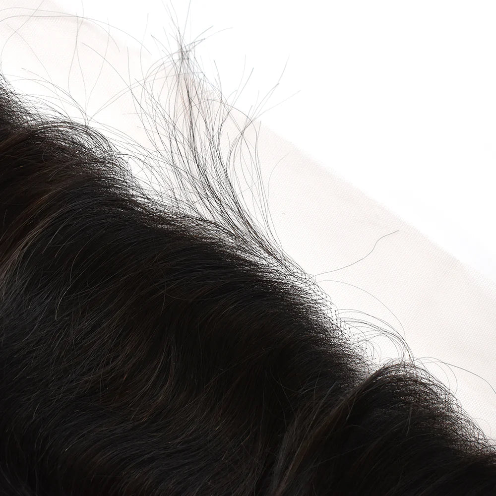 Body Wave Hair 3 Bundles With 13X6 HD Lace Frontal High Quality Virgin Hair