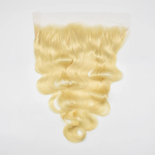 613 Blonde Color 13x6 HD Lace Frontal Body Wave Hair High Quality Virgin Hair