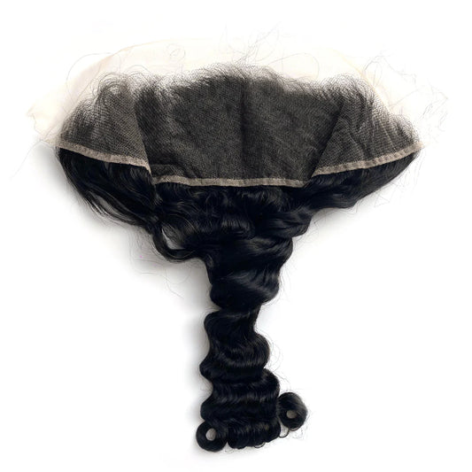 13x4 HD Lace Frontal Deep Wave Hair High Quality Virgin Hair