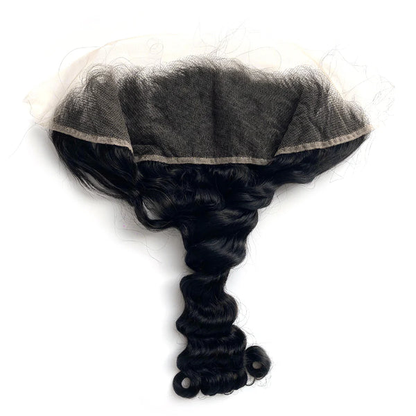 13x4 HD Lace Frontal Deep Wave Hair High Quality Virgin Hair