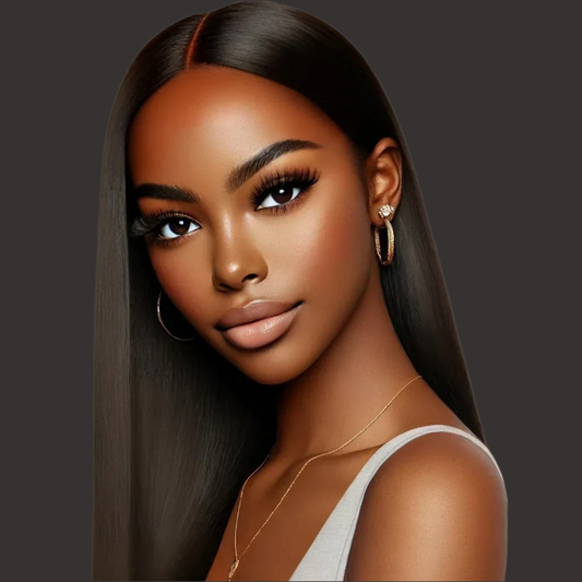 Glueless Virgin Straight Hair HD Lace Closure Wig